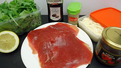 Carpaccio s lanýžovým olejem