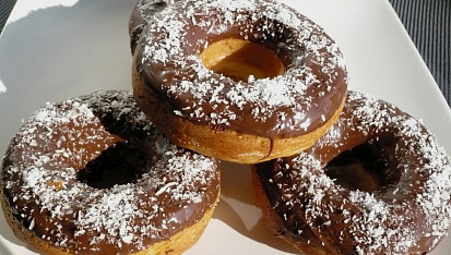 Donuty pečené ve formě