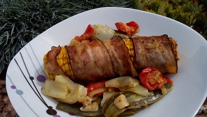Kukuřice v zelenině do trouby i na gril