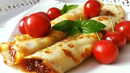 Palačinky z tvarohu s kokosem