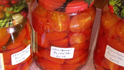 Sterilovaná rajčátka