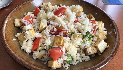 Tofu rizoto se zeleninou