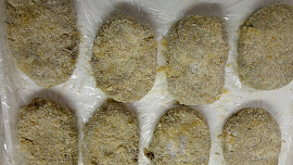 Žampionové karbanátky se sýrem