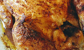 Kuře pečené na talíři - skoro dietní,  ale moc dobré, Upečeno, hotovo a jde se jíst!
