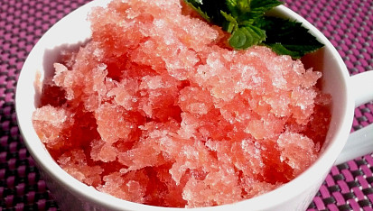 Melounová granita
