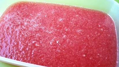 Melounová granita