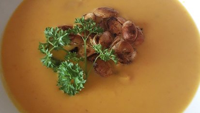 Polévka z dýně hokkaido