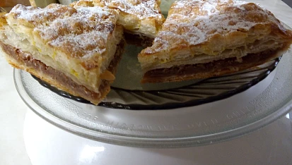 Rychlý jednoduchý dort z listového těsta
