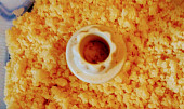 Strouhání do polévky vyrobené v sekáčku (čopru) (Hotové strouhání v sekáčku)