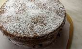 Švestkový koláč v dortové formě