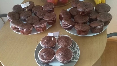 Čokoládové muffiny - hrníčkový recept