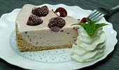 Malinový cheesecake