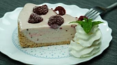 Malinový cheesecake