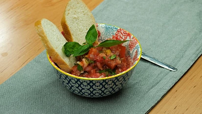 Rajčatová salsa s koriandrem