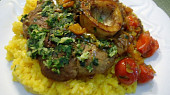 Telecí ossobuco se šafránovým rizotem