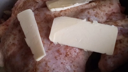 Houbové kuře (nejen) s těstovinami