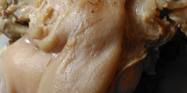 Ovarové koleno a 4 jídla z vařeného kolena (Uvařené prokrojené koleno na ovárek)