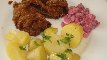 Srnčí řízky v trojobalu
