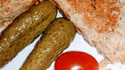 Dvoubarevná sekaná se sýrem, Dvoubarevná sekaná za studena