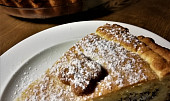 Jablečno-makový koláč z křehkého těsta