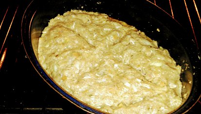 Kuře pod peřinkou podle Mariána Labudy, Horní stehna zakrytá \"peřinkou\" z ochuceného mletého masa