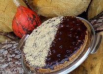 Píchaná dýňová buchta (koláč) s ořechy nebo kokosem
