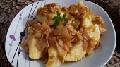 Bramborové taštičky plněné masem