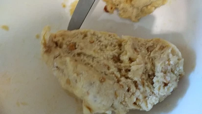 Škvarkové placky - top chuť, Těsto -nadýchané