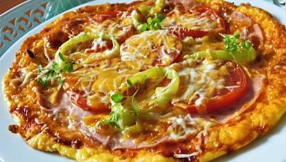 Sýrový koláč à la pizza