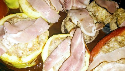 Veselý zeleninový pekáček, Veselý pekáčekpřipravený do trouby