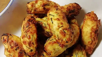 Bramborovo-sýrové krokety