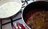 Houbová omáčka s kuřecím a hřiby kováři