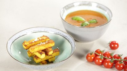 Kukuřičné hranolky s rajčatovou omáčkou, kukuricne-hranolky-s rajcatovou-omackou