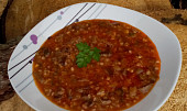 Václavková polévka s pohankou