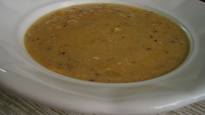 Kmínová polévka habunda