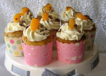 Ořechové cupcakes