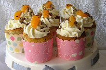 Ořechové cupcake