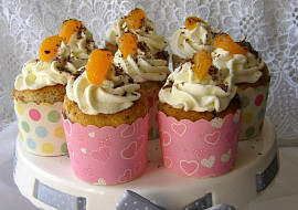 Ořechové cupcakes