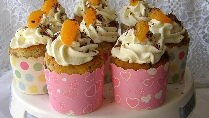 Ořechové cupcakes, Ořechové cupcake