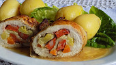 Rolády z kuřecích horních stehen