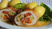 Rolády z kuřecích horních stehen