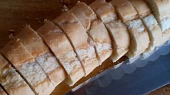 Slaný koláč z francouzské bagety