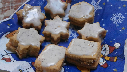 Kávové slepované cukroví