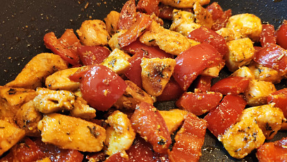 Mexická tortilla s kuřecím masem