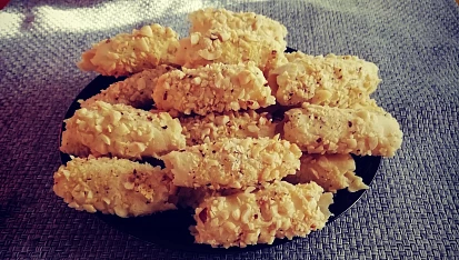 Oříškové trubičky s nutellovým krémem