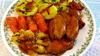 Pikantní kuřecí křidélka, Pikantni kureci kridelka