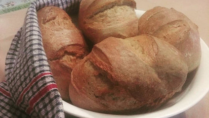 Rychlé chlebíky bez hnětení (úžasně křupavé)