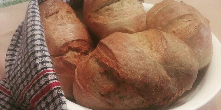 Rychlé chlebíky bez hnětení (úžasně křupavé)