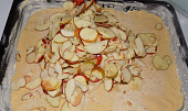 Jablečný koláč s krémem