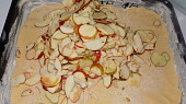 Jablečný koláč s krémem